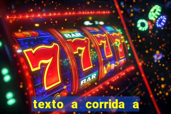 texto a corrida a lagarta lili